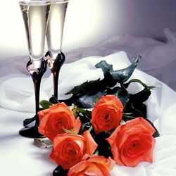 Пазл: Пять роз 