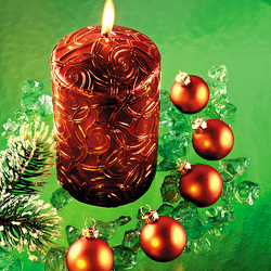 Пазл: Новогодняя свеча