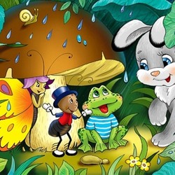 Пазл: Грибок-теремок