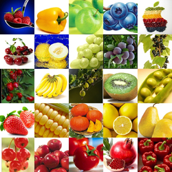 Пазл: Фруктово-ягодный