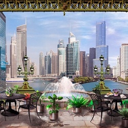 Пазл: Вид с террасы