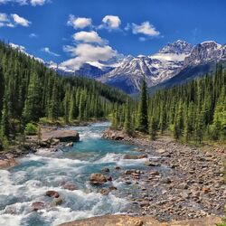 Пазл: Горная речушка