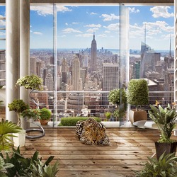 Пазл: Вид с террасы