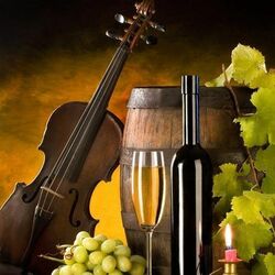 Пазл: Натюрморт со скрипкой