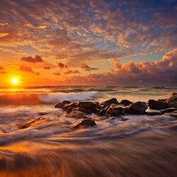 Пазл: Морской закат     
