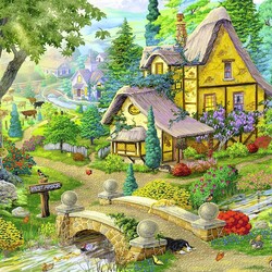 Пазл: Путь к западному дереву