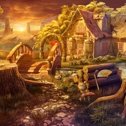 Пазл: Домик