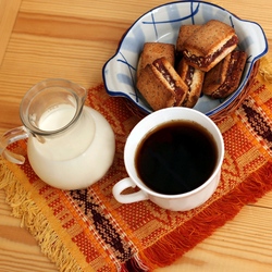 Пазл: Утренний кофе с молоком