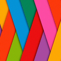 Пазл: Разноцветные ленты