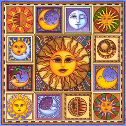 Пазл: Солнце и луна