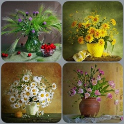 Пазл: Букетики