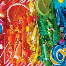 Пазл: Сладкая радуга