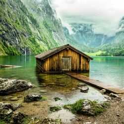 Пазл: Дом на воде