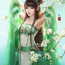 Пазл: Азиатский цветок