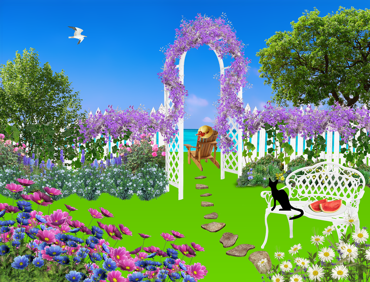 Сад цветочный мультяшный. Цветочный сад для детей. Цветы в садах мультяшный. Цветы сада для детей.