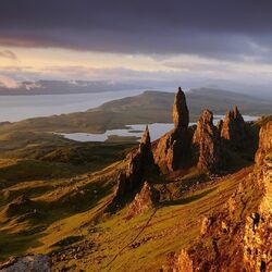 Пазл: Горы и море