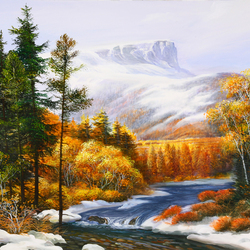 Пазл: Первый снег