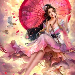 Пазл: Азиатка