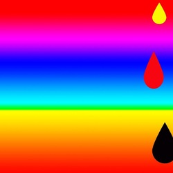 Пазл: Цветные капли