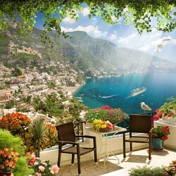 Пазл: Вид на море