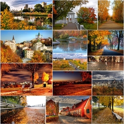 Пазл: Осенний город