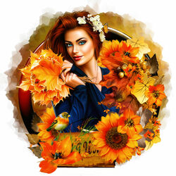 Пазл: Осенний портрет