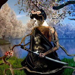 Пазл: Гейша