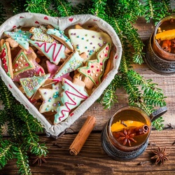 Пазл: Ароматный чай с печеньем