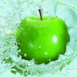 Пазл: Зеленое яблоко