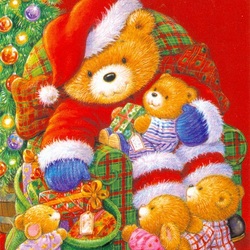 Пазл: Мишки