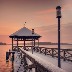 Пазл: Заснеженный мост