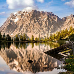 Пазл: Озерцо в горах