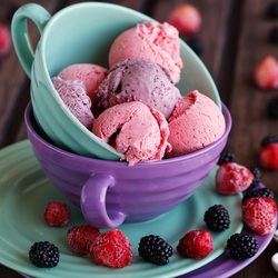 Пазл: Ягодное мороженое