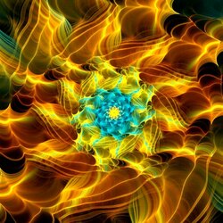 Пазл: Огненный цветок