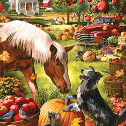 Пазл: Осенняя ферма