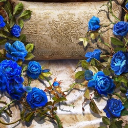 Пазл: Синие розы