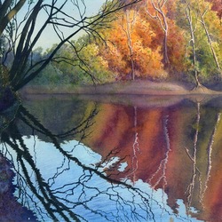 Пазл: Осенняя река