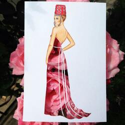 Пазл: Розы и армянский головной убор️