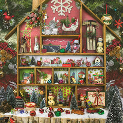 Пазл: Домик с игрушками