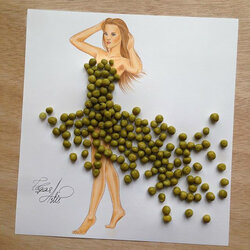 Пазл: Зеленый горошек