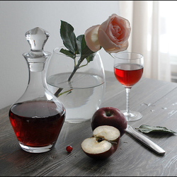 Пазл: Натюрморт с розой