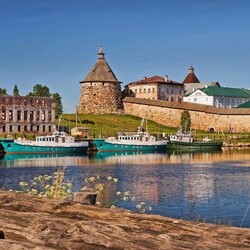 Пазл: Монастырская флотилия