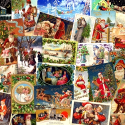 Пазл: Рождество. Винтаж