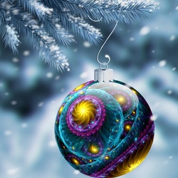 Пазл: Фрактальный шар