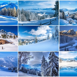 Пазл: Зима в горах