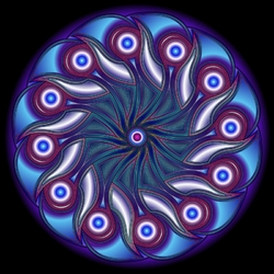 Пазл: Мандала-осьминог