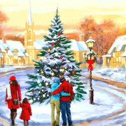 Пазл: У елки