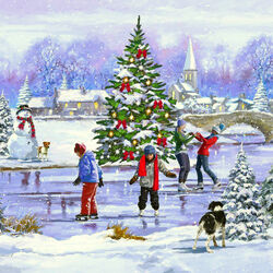 Пазл: На катке