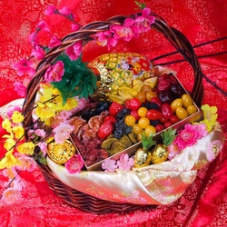 Пазл: Корзинка с подарками