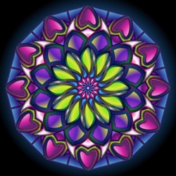 Пазл: Сердечные пики